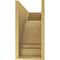 Ekena Millwork 9"W x 27"D x 18"H Classic Pescadero Rough Cedar Woodgrain TimberThane Corbel, Primed Tan CORUR09X27X18PECRCPR - alternate 3